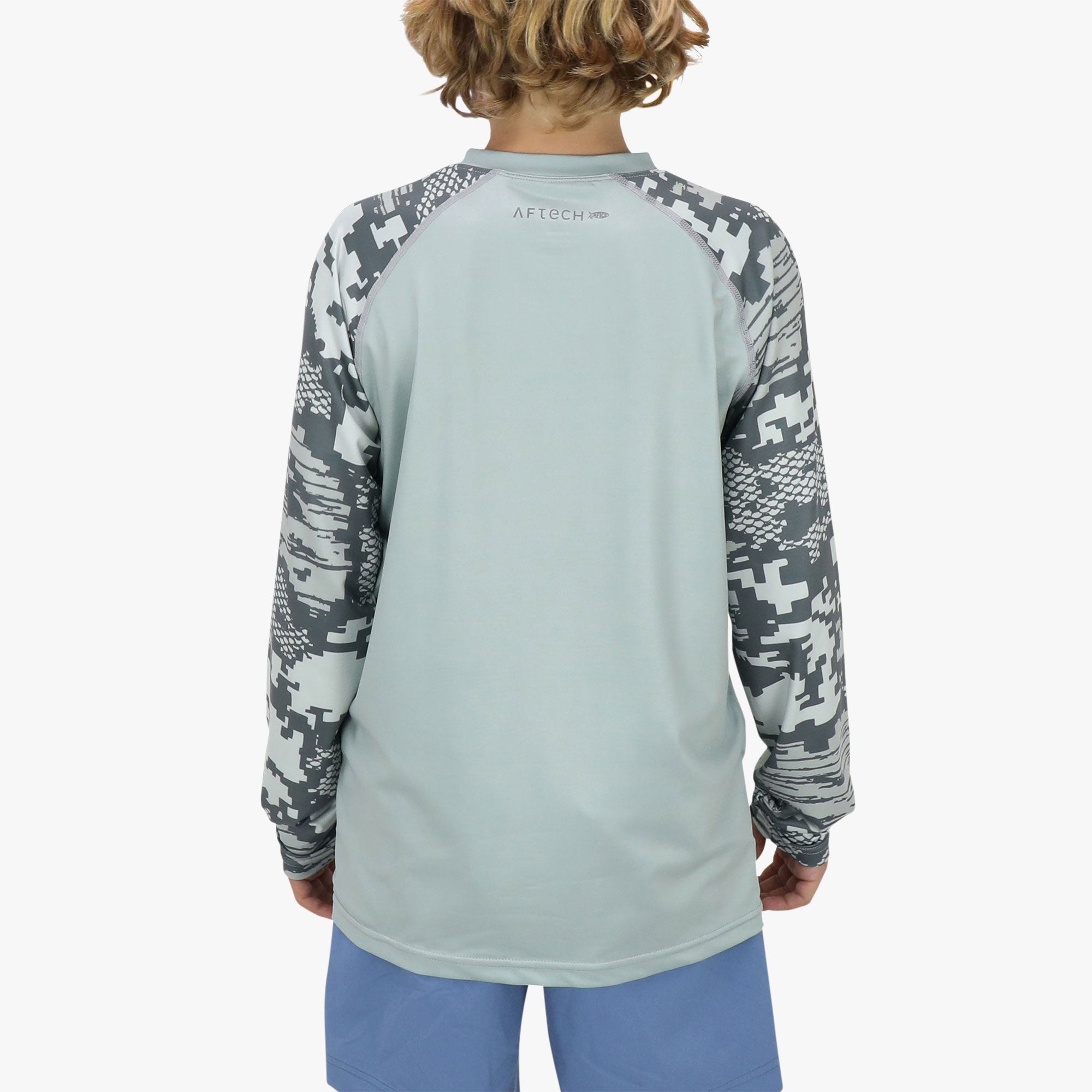 Youth Tactical Camo LS Performance Shirt - Image 6
