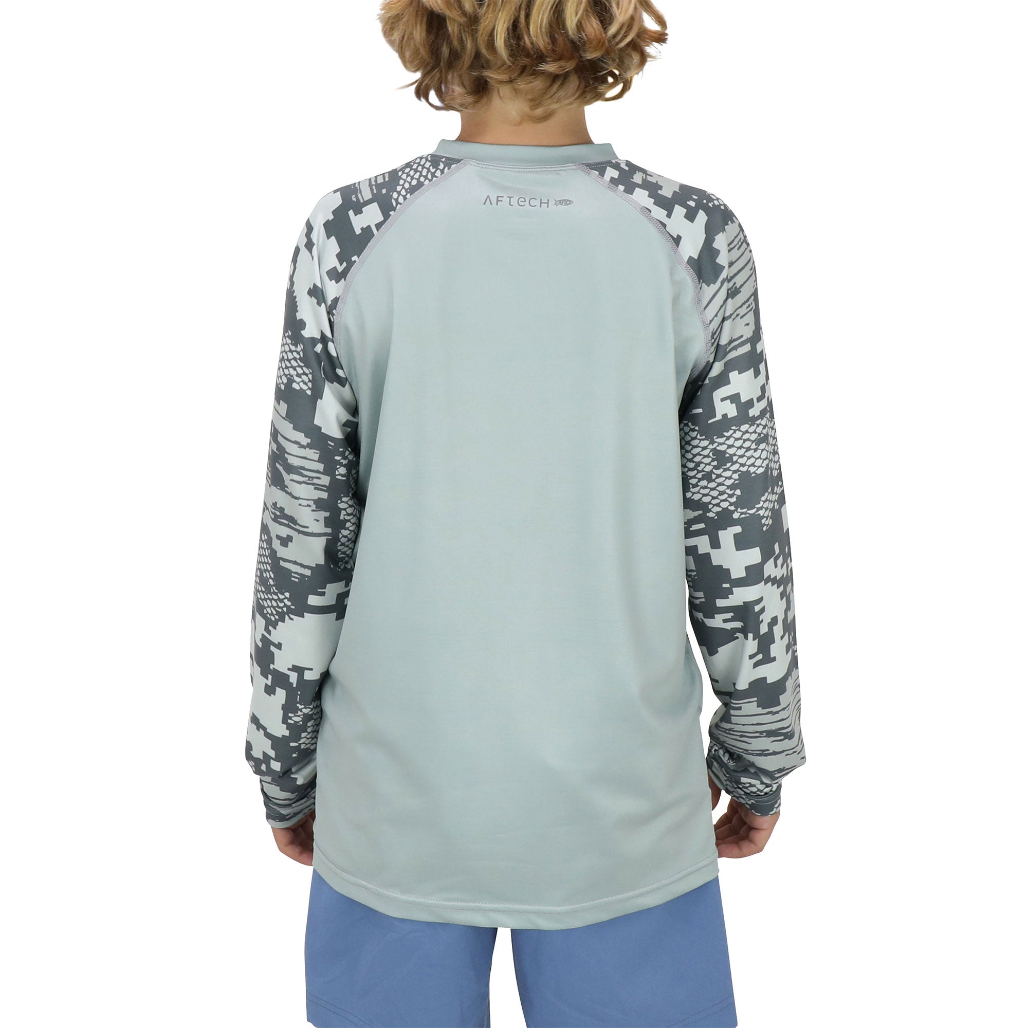 Youth Tactical Camo LS Performance Shirt - Image 5