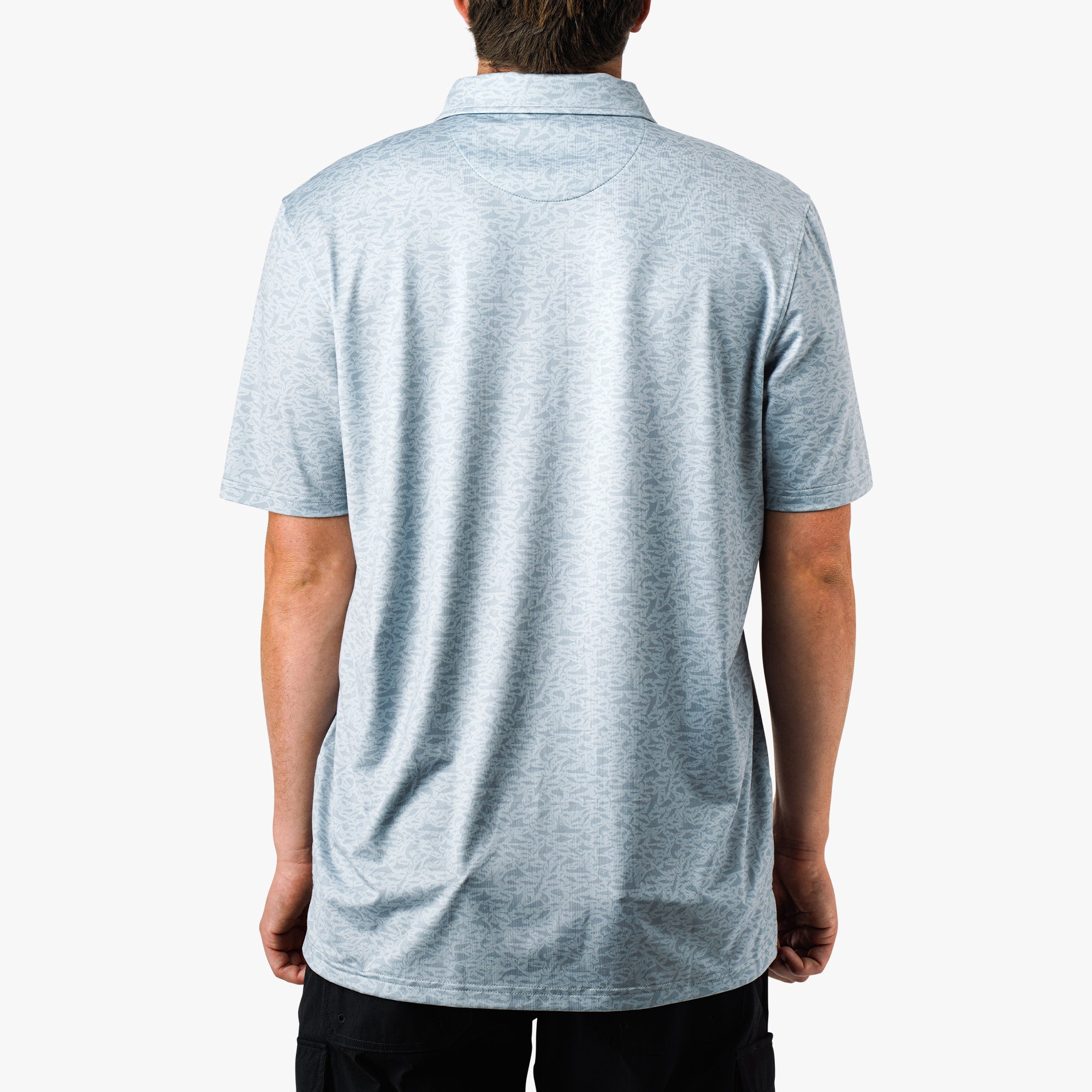 Cypress Printed Performance Polo Shirt - Image 8