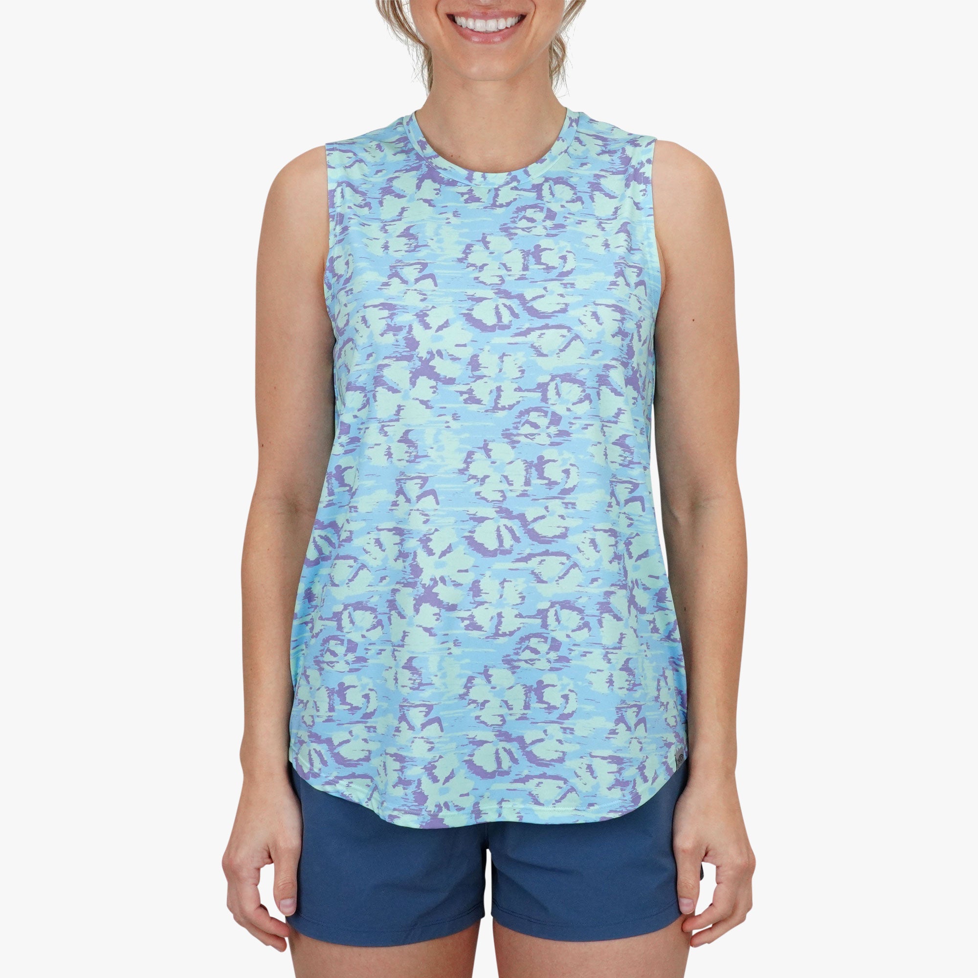 Women's Sandbar UVX Sun Protection Tank | Moonlight Jade - Image 2